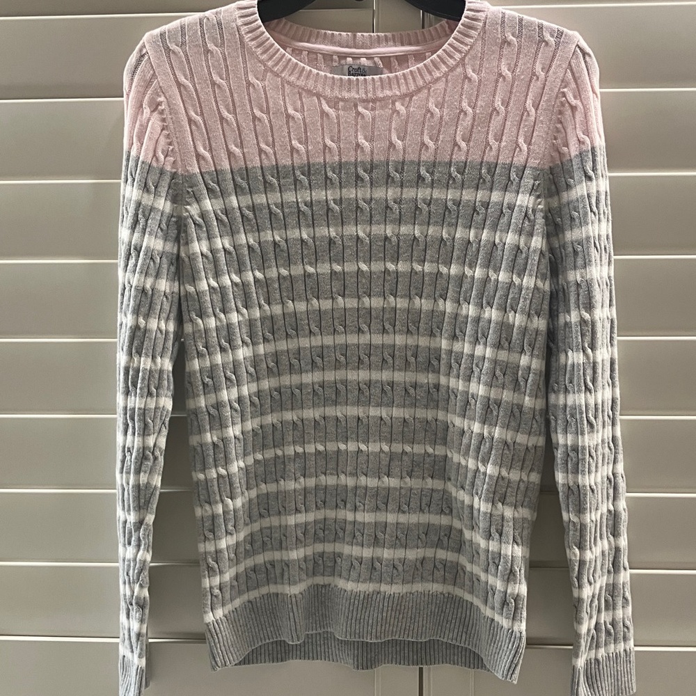 Croft & Barrow Soft Beige Knit Sweater